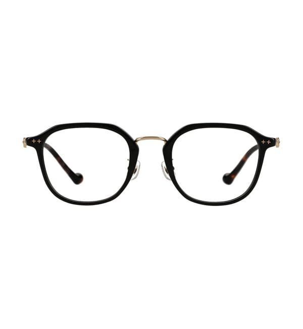 「Zoff｜SHIKANOMA ウェリントン型 サングラス | 中顔面短縮みえ クリアレンズ UVカット UV100%カット」|サングラス|