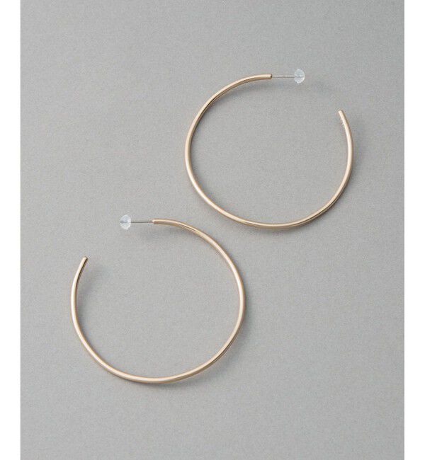 ete「[シグナルフープ] ピアス L」|ピアス|ピンクゴールド