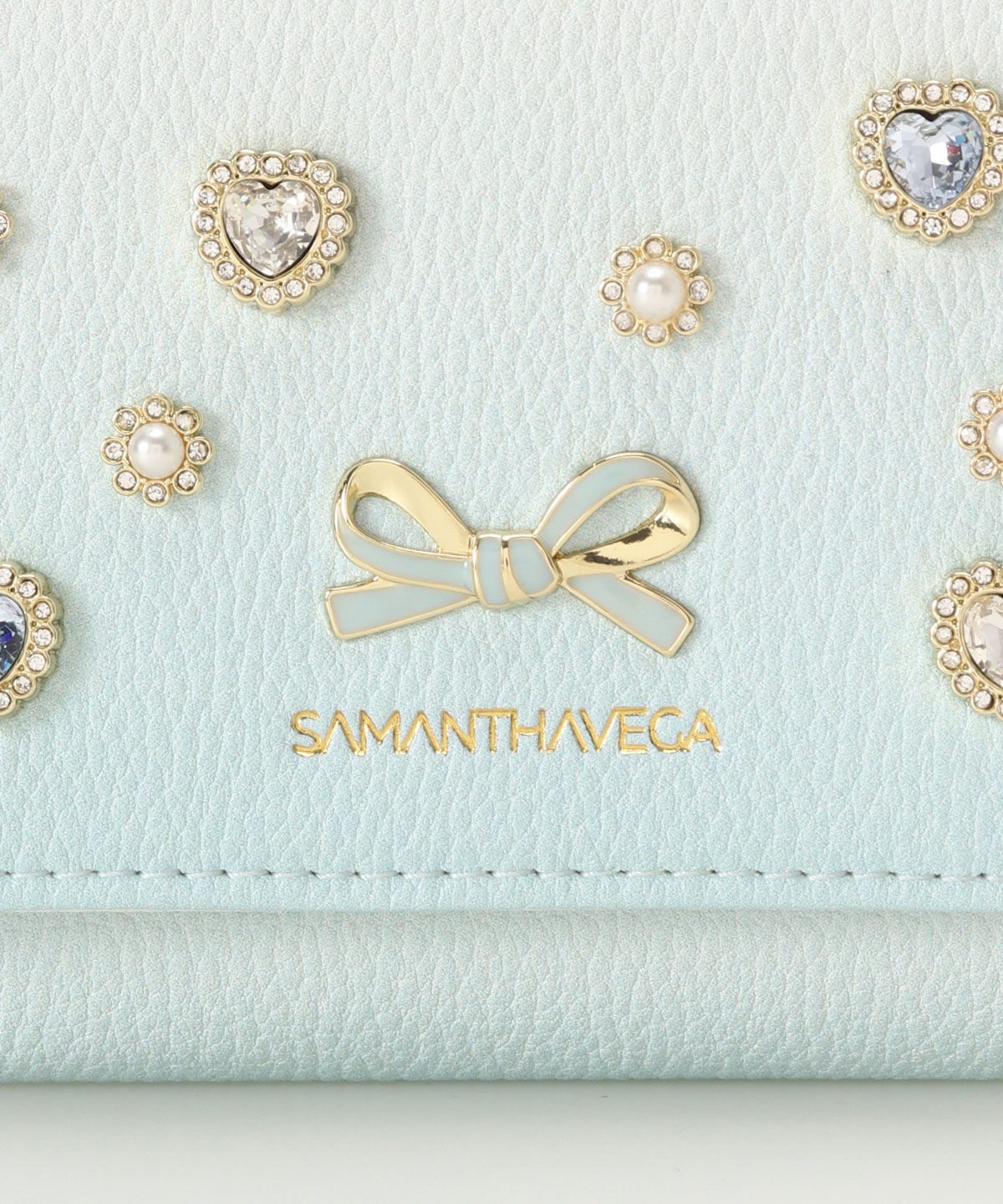 Samantha Vega「ハートビジューグラデーション折財布」|財布|