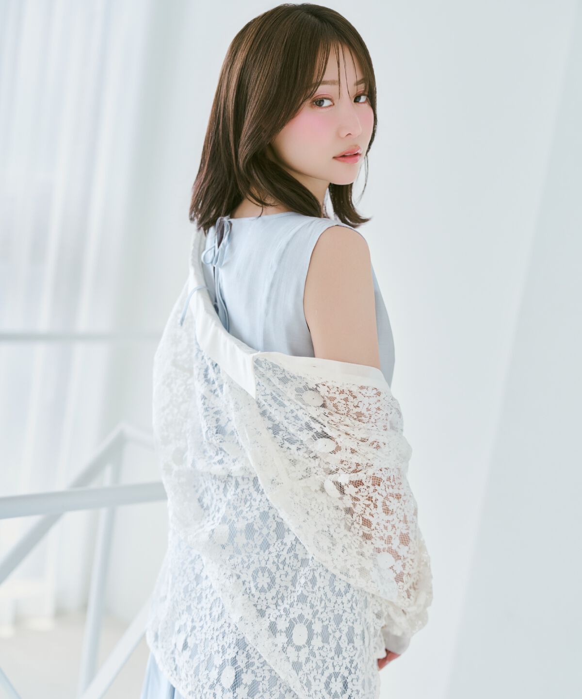 WILLSELECTION「バックリボンノースリーブAラインワンピース」|ワンピース|