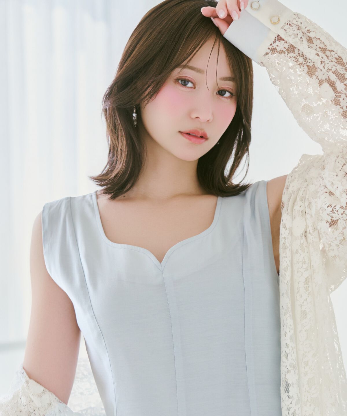 WILLSELECTION「バックリボンノースリーブAラインワンピース」|ワンピース|