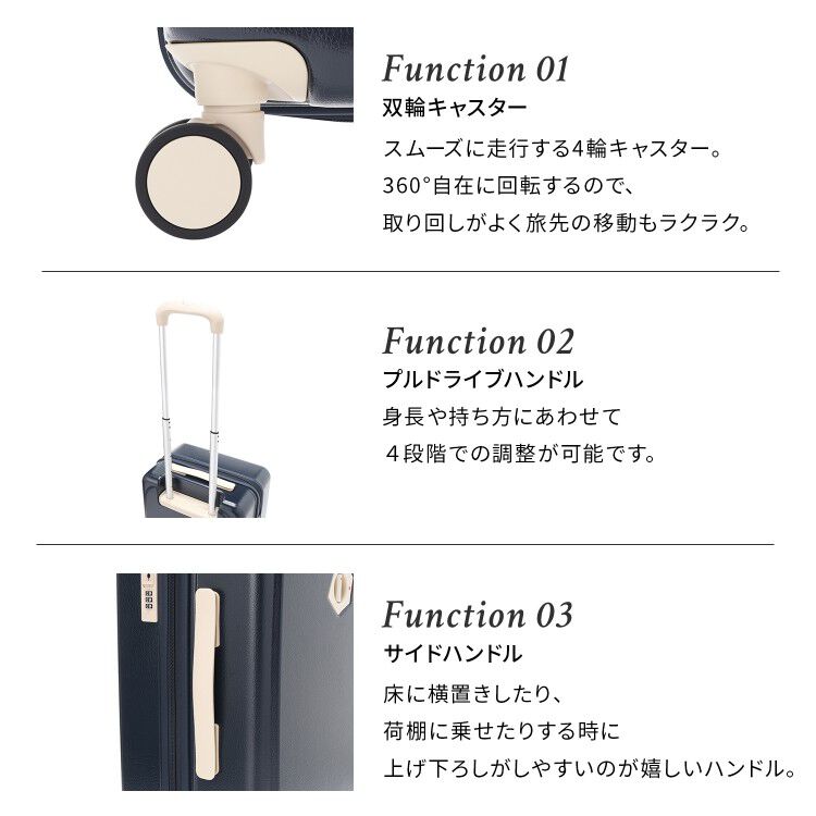 HaNT「HaNT／ハント ポルメロー スーツケース 機内持ち込み 30L 05871」|キャリーケース|