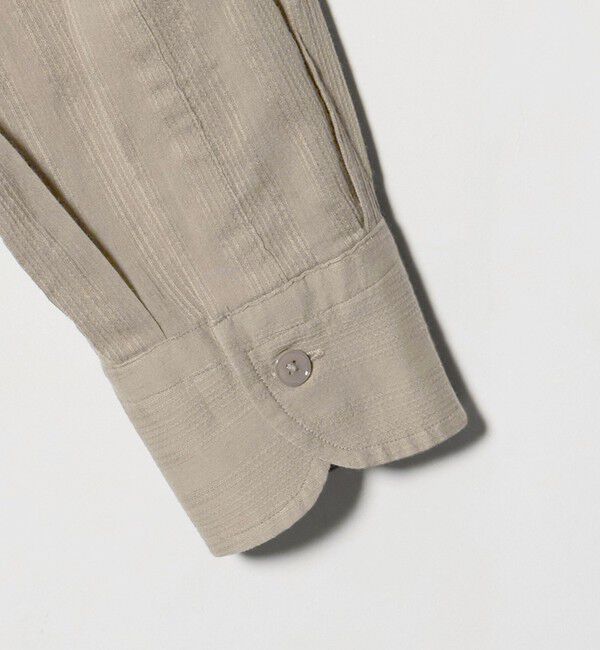 UNITED ARROWS「コードストライプ プルオーバー シャツ」|シャツ・ブラウス|