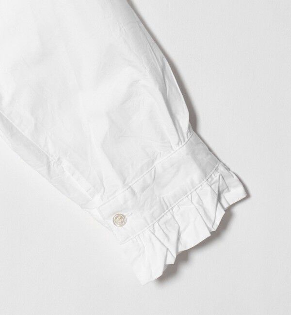 UNITED ARROWS「＜dahl&rsquo;ia＞フリル ロングスリーブ ブラウス」|シャツ・ブラウス|