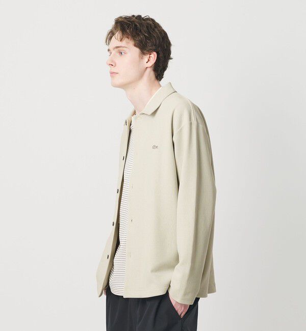 BEAUTY&YOUTH UNITED ARROWS「＜LACOSTE for BEAUTY&YOUTH＞ワントーン シャツ ジャケット」|カーディガン|