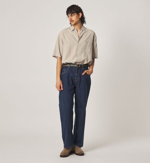 STEVEN ALAN「＜Steven Alan＞ スラブ レギュラーカラー ショートスリーブ シャツ」|シャツ・ブラウス|