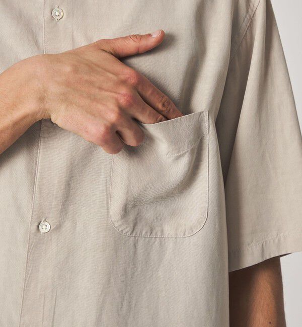 STEVEN ALAN「＜Steven Alan＞ スラブ レギュラーカラー ショートスリーブ シャツ」|シャツ・ブラウス|