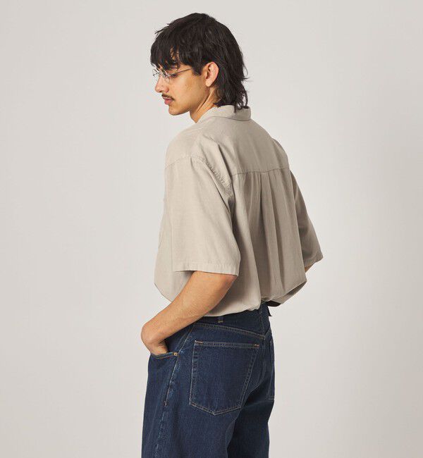 STEVEN ALAN「＜Steven Alan＞ スラブ レギュラーカラー ショートスリーブ シャツ」|シャツ・ブラウス|