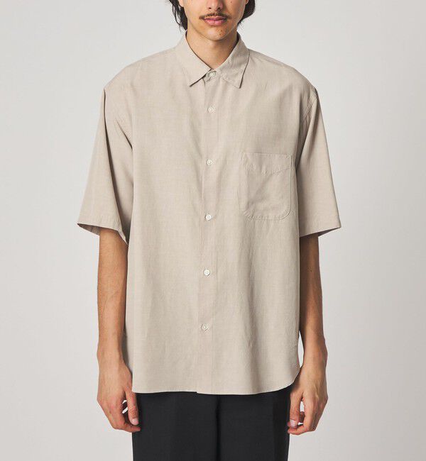 STEVEN ALAN「＜Steven Alan＞ スラブ レギュラーカラー ショートスリーブ シャツ」|シャツ・ブラウス|