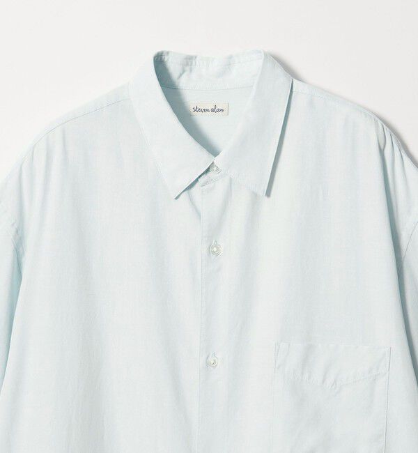 STEVEN ALAN「＜Steven Alan＞ スラブ レギュラーカラー ショートスリーブ シャツ」|シャツ・ブラウス|