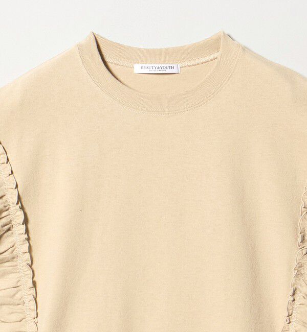 BEAUTY&YOUTH UNITED ARROWS「コットンフリル ショートスリーブ カットソー」|Tシャツ・カットソー|
