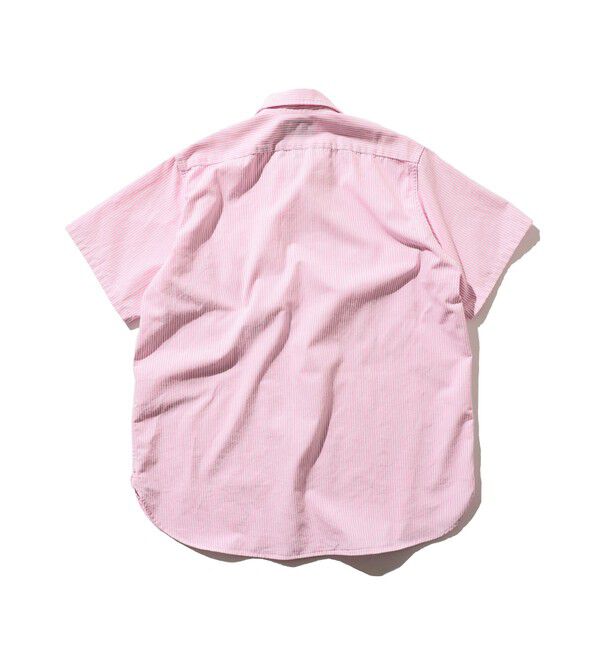 BEAMS「WORK Short Sleeve Stripe COOLMAX(R)」|シャツ・ブラウス|