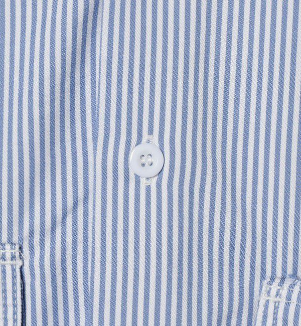 BEAMS「WORK Short Sleeve Stripe COOLMAX(R)」|シャツ・ブラウス|