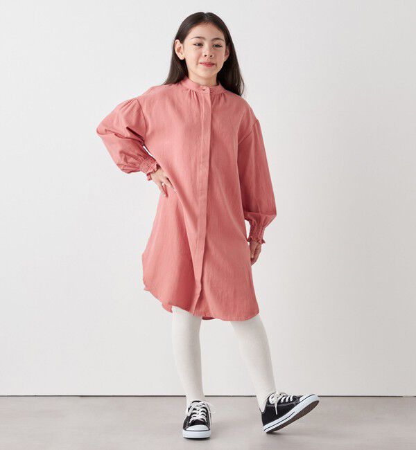 SHIPS any「SHIPS any:〈洗濯機可能〉ウォーム ネル/コーデュロイ シャツ ワンピース <KIDS>」|ワンピース|