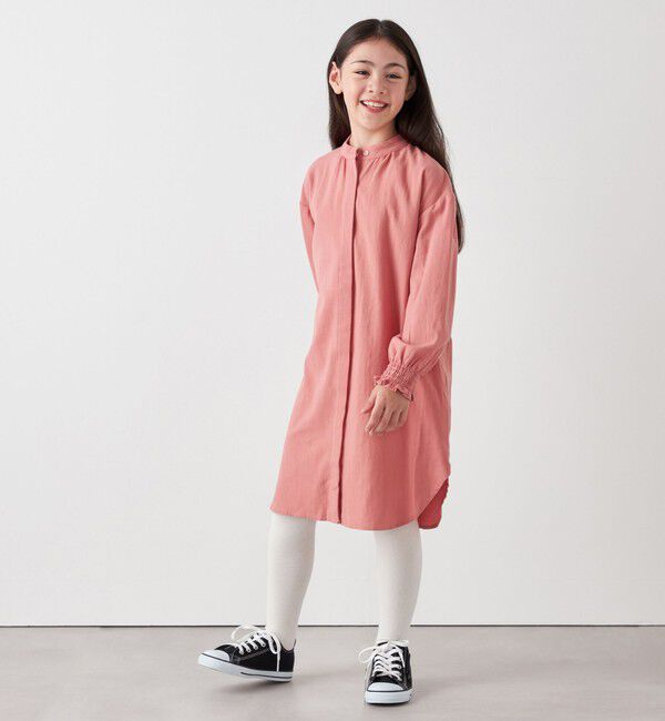 SHIPS any「SHIPS any:〈洗濯機可能〉ウォーム ネル/コーデュロイ シャツ ワンピース <KIDS>」|ワンピース|