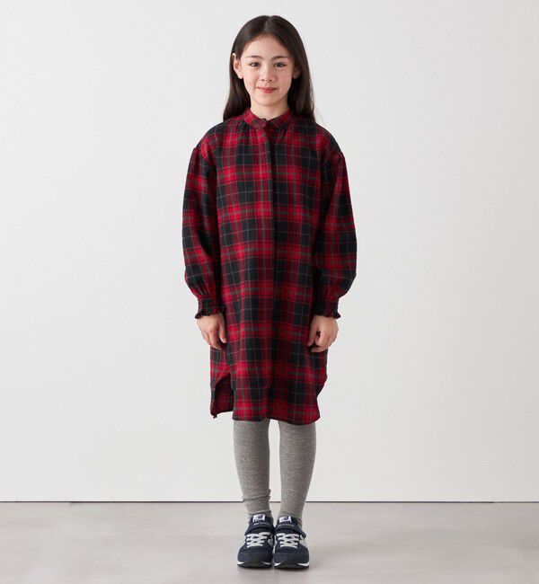 SHIPS any「SHIPS any:〈洗濯機可能〉ウォーム ネル/コーデュロイ シャツ ワンピース <KIDS>」|ワンピース|