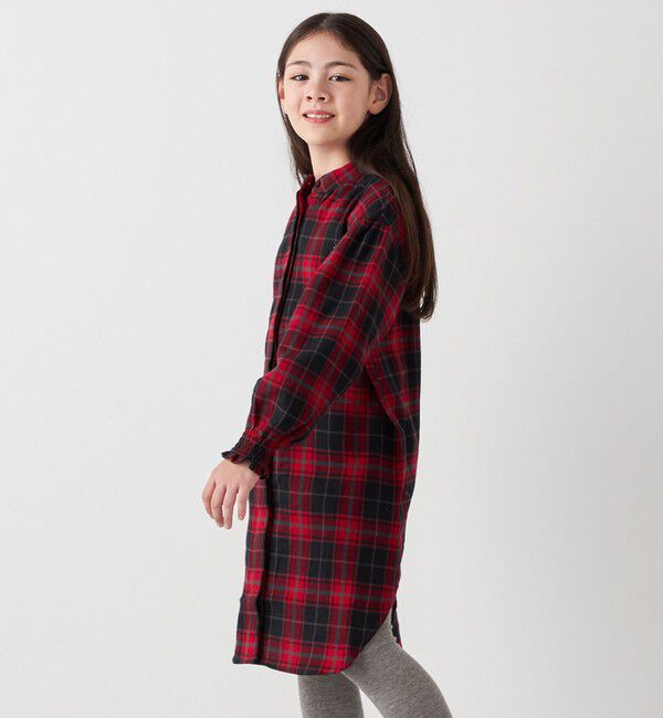 SHIPS any「SHIPS any:〈洗濯機可能〉ウォーム ネル/コーデュロイ シャツ ワンピース <KIDS>」|ワンピース|
