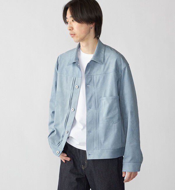 SHIPS「City Ambient Products: テック フェイクスエード(ポリエステル) G-JACKET」|その他|