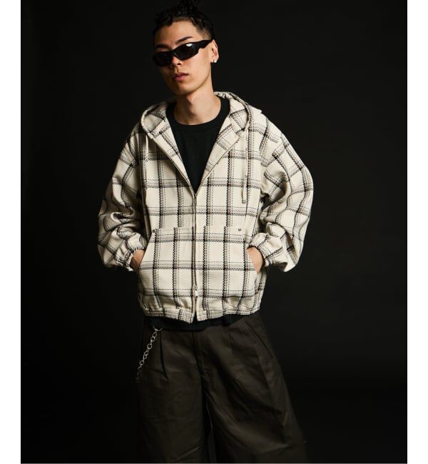 JOINT WORKS「ドビーチェック ビックシルエット フーディー / Dobby BigCheck Hooded」|その他|