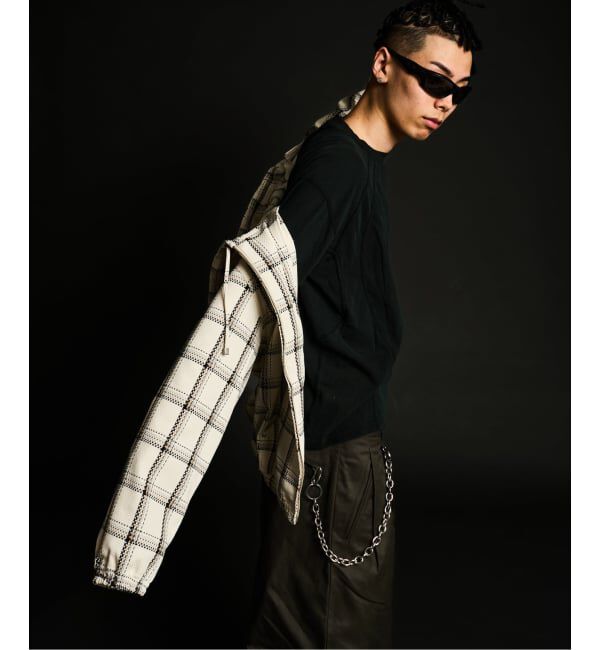 JOINT WORKS「ドビーチェック ビックシルエット フーディー / Dobby BigCheck Hooded」|その他|
