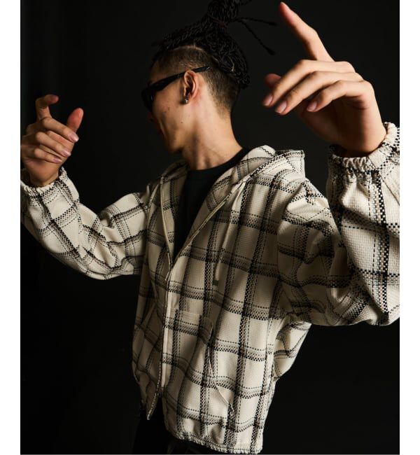 JOINT WORKS「ドビーチェック ビックシルエット フーディー / Dobby BigCheck Hooded」|その他|