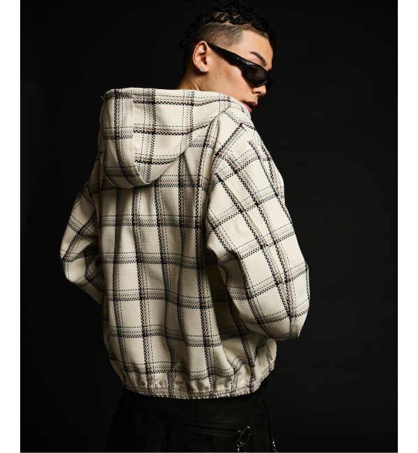 JOINT WORKS「ドビーチェック ビックシルエット フーディー / Dobby BigCheck Hooded」|その他|