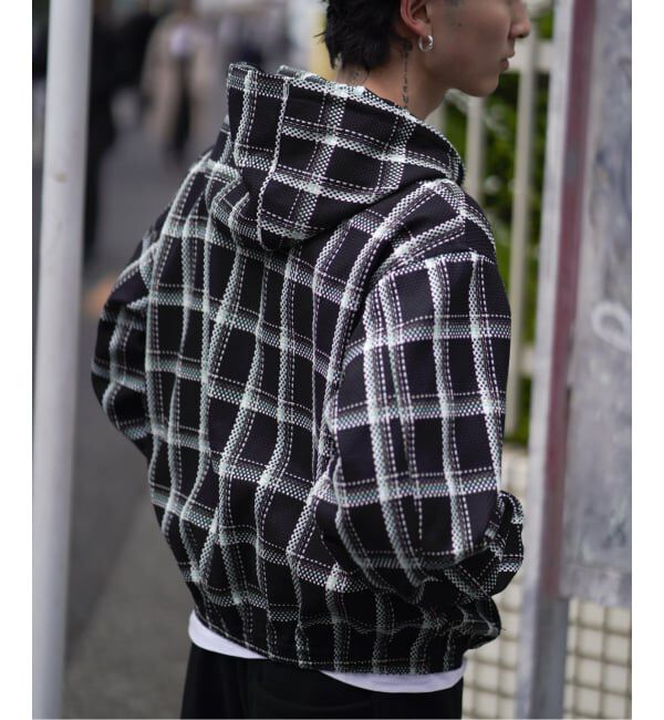 JOINT WORKS「ドビーチェック ビックシルエット フーディー / Dobby BigCheck Hooded」|その他|