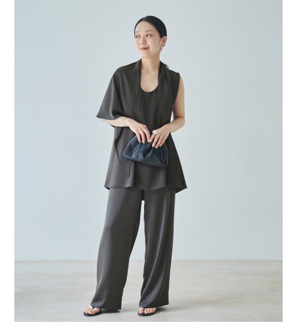 Plage「dull satin scarf set タンク」|タンクトップ|