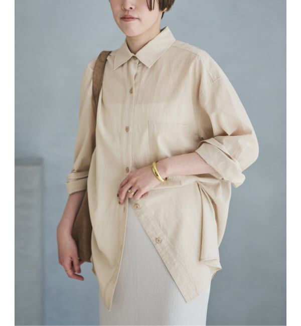 Plage「《予約》Wash adjust シャツ」|シャツ・ブラウス|