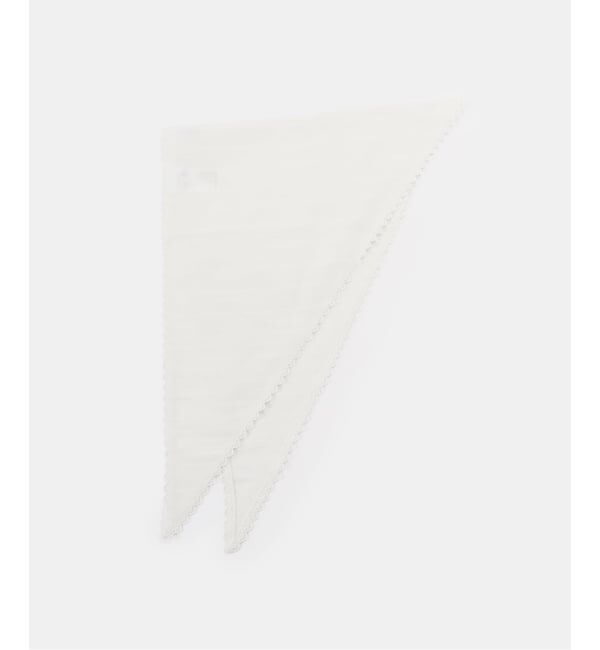 SLOBE IENA「RESUME/レジュメ スカーフ  MAISIER S SCARF」|バンダナ・スカーフ|ホワイト