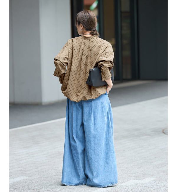 JOURNAL STANDARD「《追加予約》ウーリッシュツイルタックボリュームシャツ」|シャツ・ブラウス|