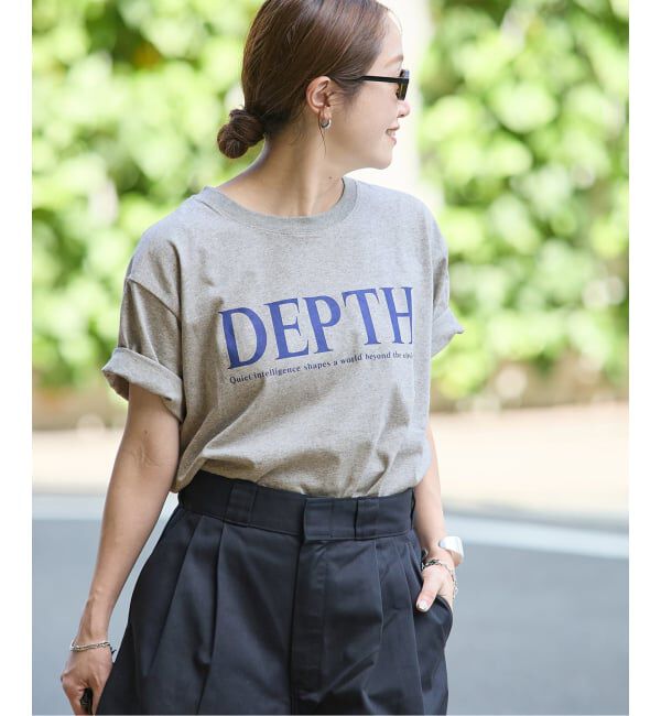 JOURNAL STANDARD「《追加3》汗ジミ防止天竺プリントT」|Tシャツ・カットソー|グレーA