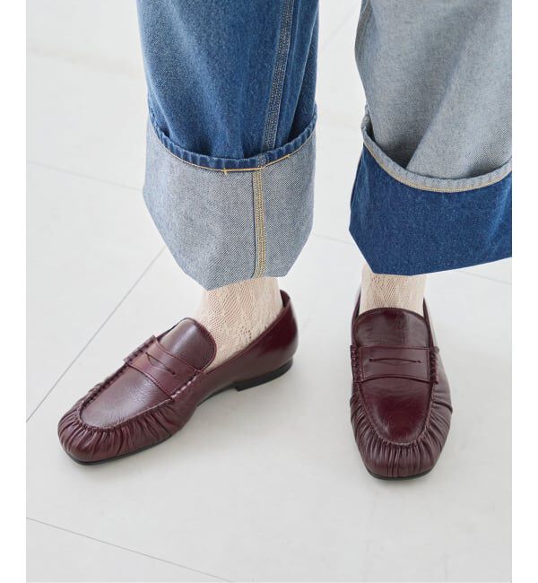 journal standard L'essage「ALOHAS/アロハス Aven Rift Burgundy Leather Loafer ローファー」|ローファー|