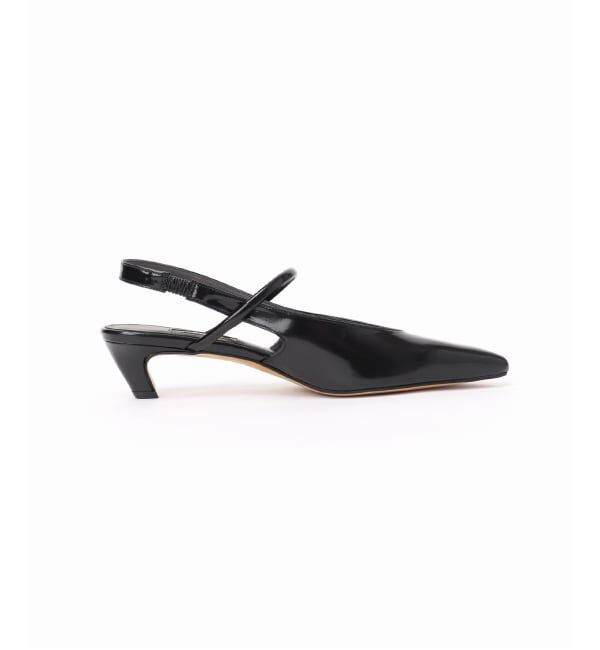 GRISE「《WEB+一部店舗限定》4cmポインテッドUカットストラップスリングバック」|パンプス|