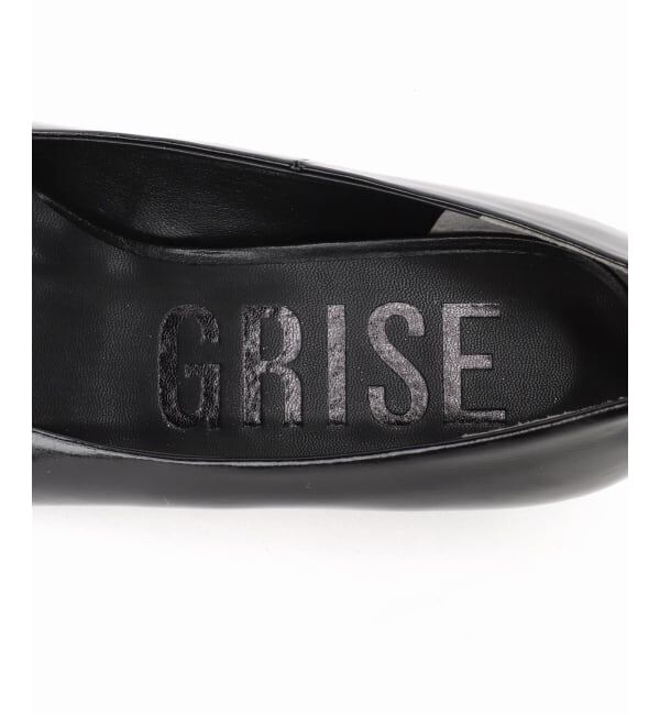 GRISE「《追加予約/WEB+一部店舗限定》GRISE3cmレザーCURVYバレリーナ」|バレエシューズ|