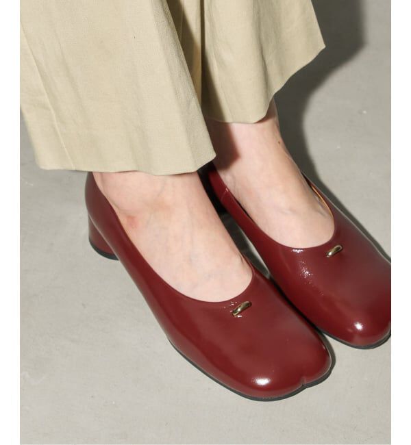 GRISE「《追加予約/WEB+一部店舗限定》GRISE3cmレザーCURVYバレリーナ」|バレエシューズ|