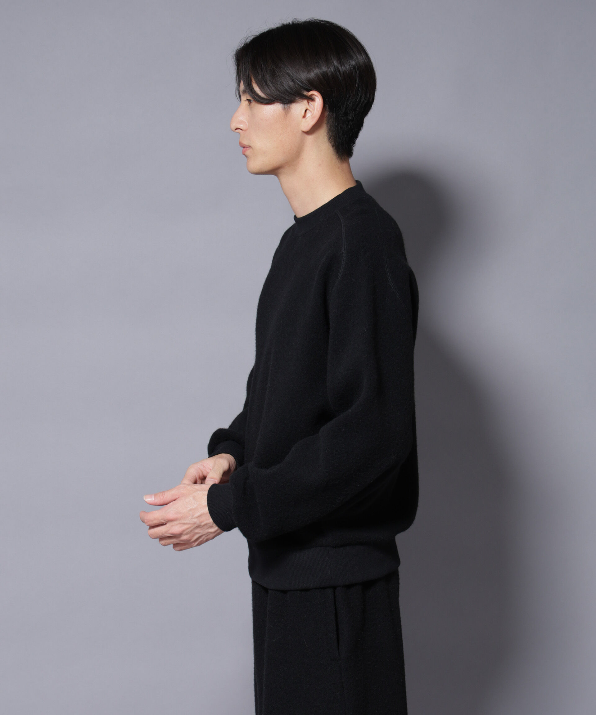 nano･universe「MIYATA&times;NANO JAPANMADE ウール/コットン スウェット」|Tシャツ・カットソー|