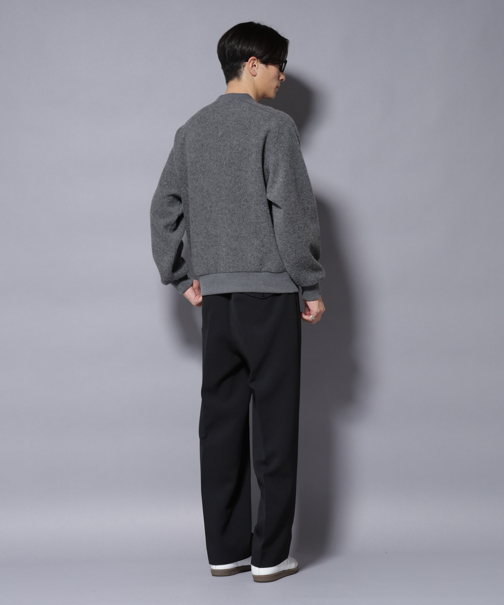 nano･universe「MIYATA&times;NANO JAPANMADE ウール/コットン スウェット」|Tシャツ・カットソー|