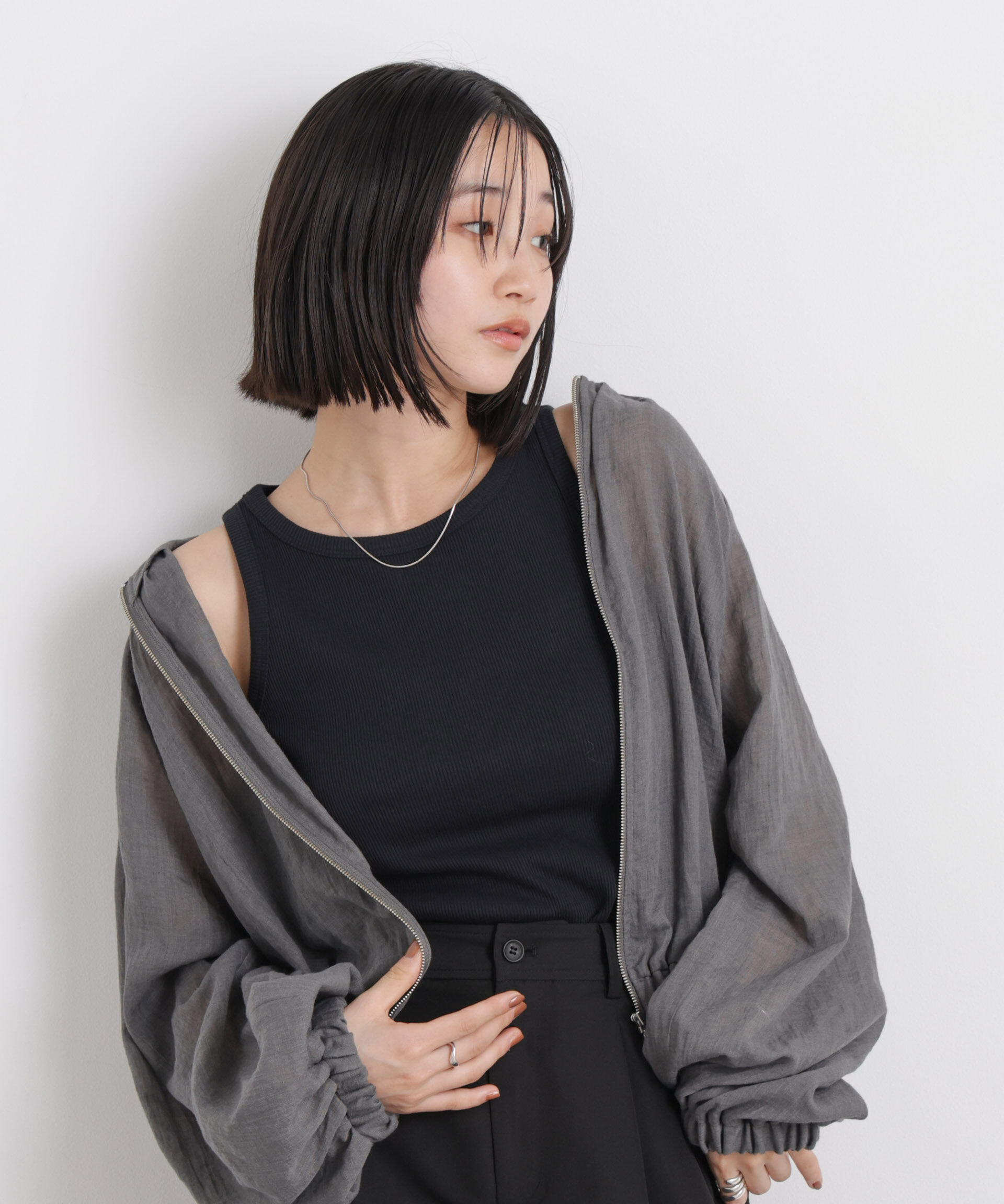 nano･universe「UVカット抗菌防臭吸水速乾イージーケア アメスリタンクトップ」|Tシャツ・カットソー|