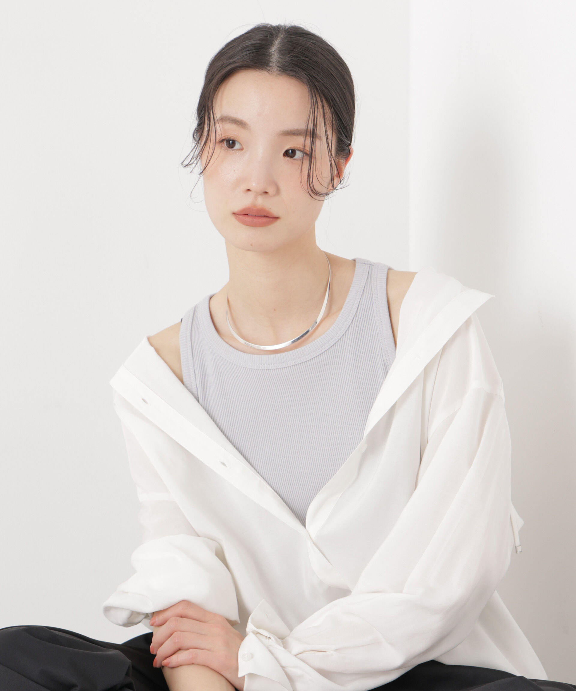 nano･universe「UVカット抗菌防臭吸水速乾イージーケア アメスリタンクトップ」|Tシャツ・カットソー|