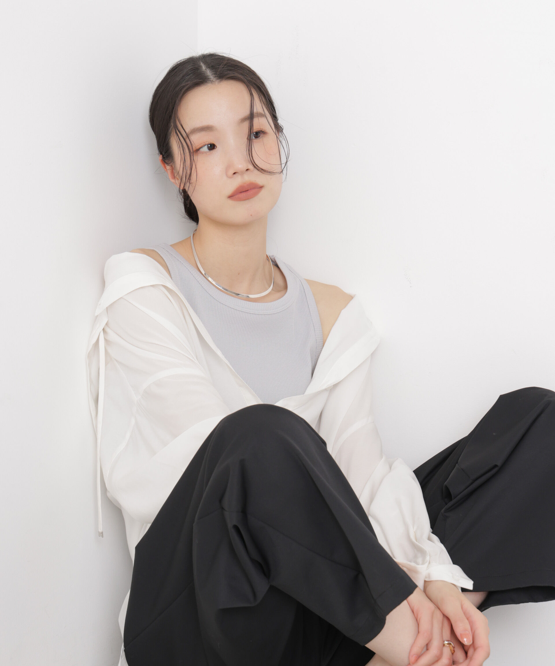 nano･universe「UVカット抗菌防臭吸水速乾イージーケア アメスリタンクトップ」|Tシャツ・カットソー|