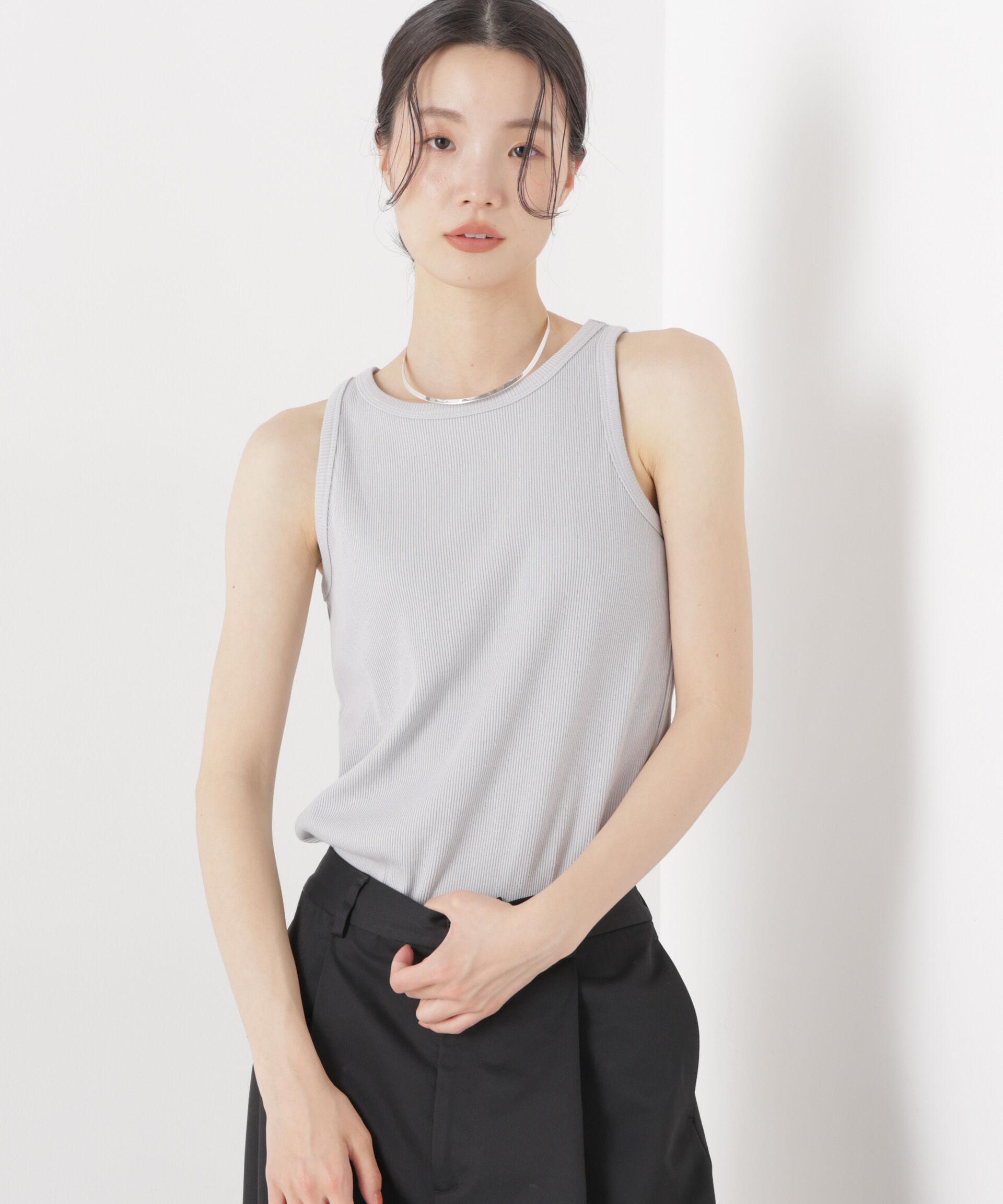 nano･universe「UVカット抗菌防臭吸水速乾イージーケア アメスリタンクトップ」|Tシャツ・カットソー|