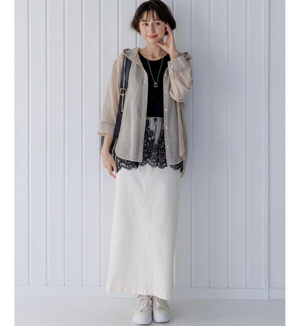 23区「23区DENIM Iライン デニムスカート」|スカート|