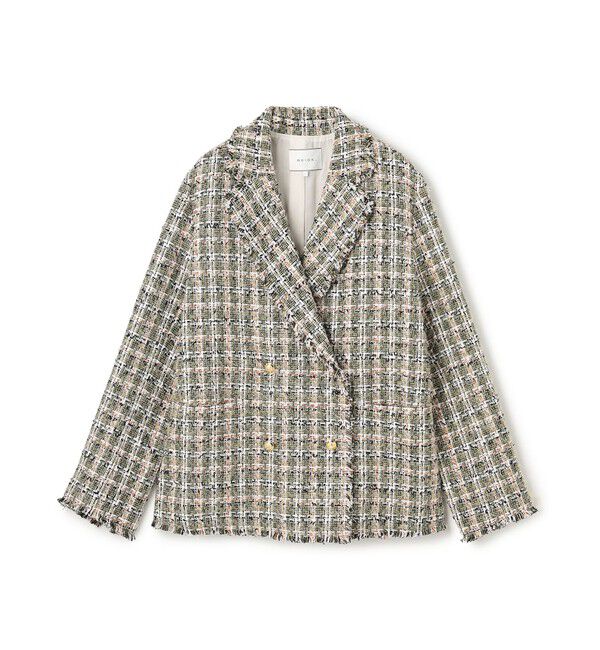 BEIGE,「【Oggi掲載】BERYL / ファンシーツイードダブルジャケット」|その他|