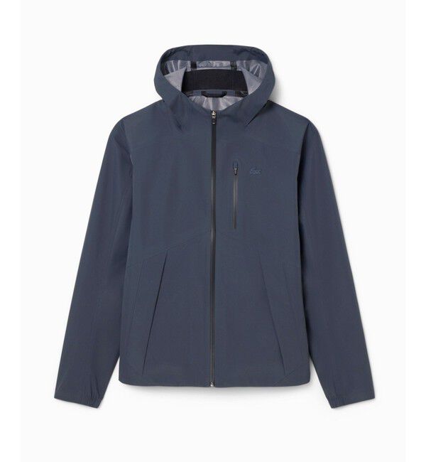 LACOSTE「撥水 防風 透湿 3レイヤー 止水ジップ 軽量フーデッドジャケット」|その他|