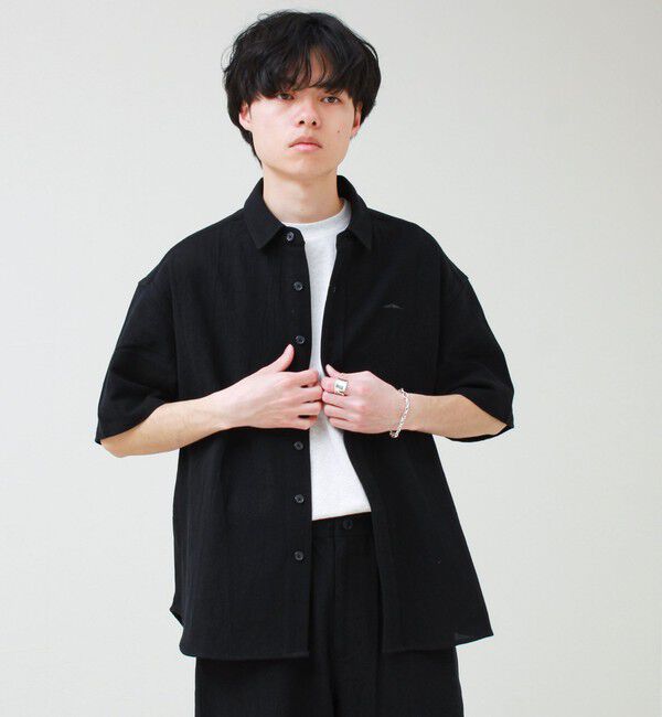 GLOSTER「【JACKPURCELL/ジャックパーセル】コットンパナマ半袖シャツ」|シャツ・ブラウス|