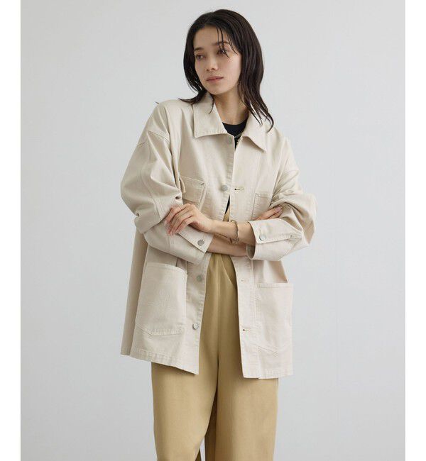 SALON adam et rope'「【WEB・一部店舗限定】ブロークンツイルカバーオール」|その他|