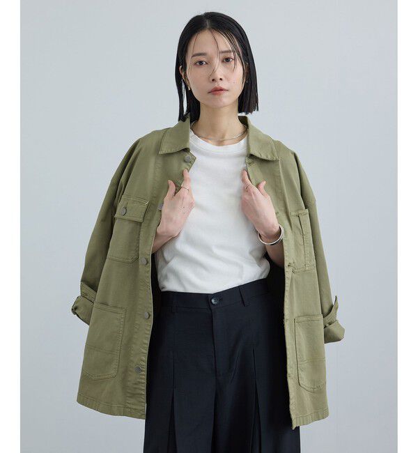 SALON adam et rope'「【WEB・一部店舗限定】ブロークンツイルカバーオール」|その他|