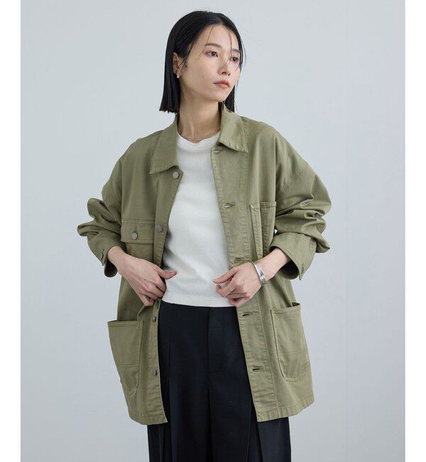 SALON adam et rope'「【WEB・一部店舗限定】ブロークンツイルカバーオール」|その他|