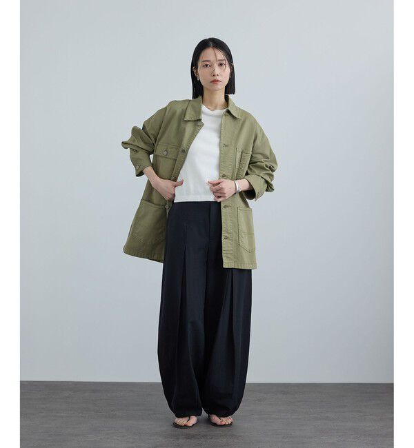 SALON adam et rope'「【WEB・一部店舗限定】ブロークンツイルカバーオール」|その他|